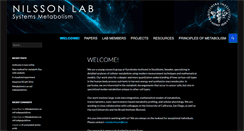 Desktop Screenshot of nilssonlab.se